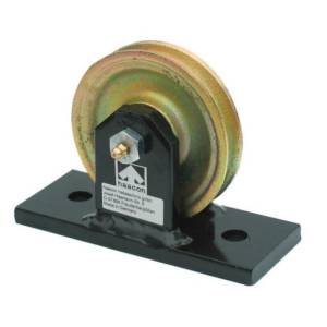 Pulley/Sheave with Bracket 130mm ø - Rope ø 8-10mm - Zinc Plated - Bracket Powder Coated - 1000kg SWL